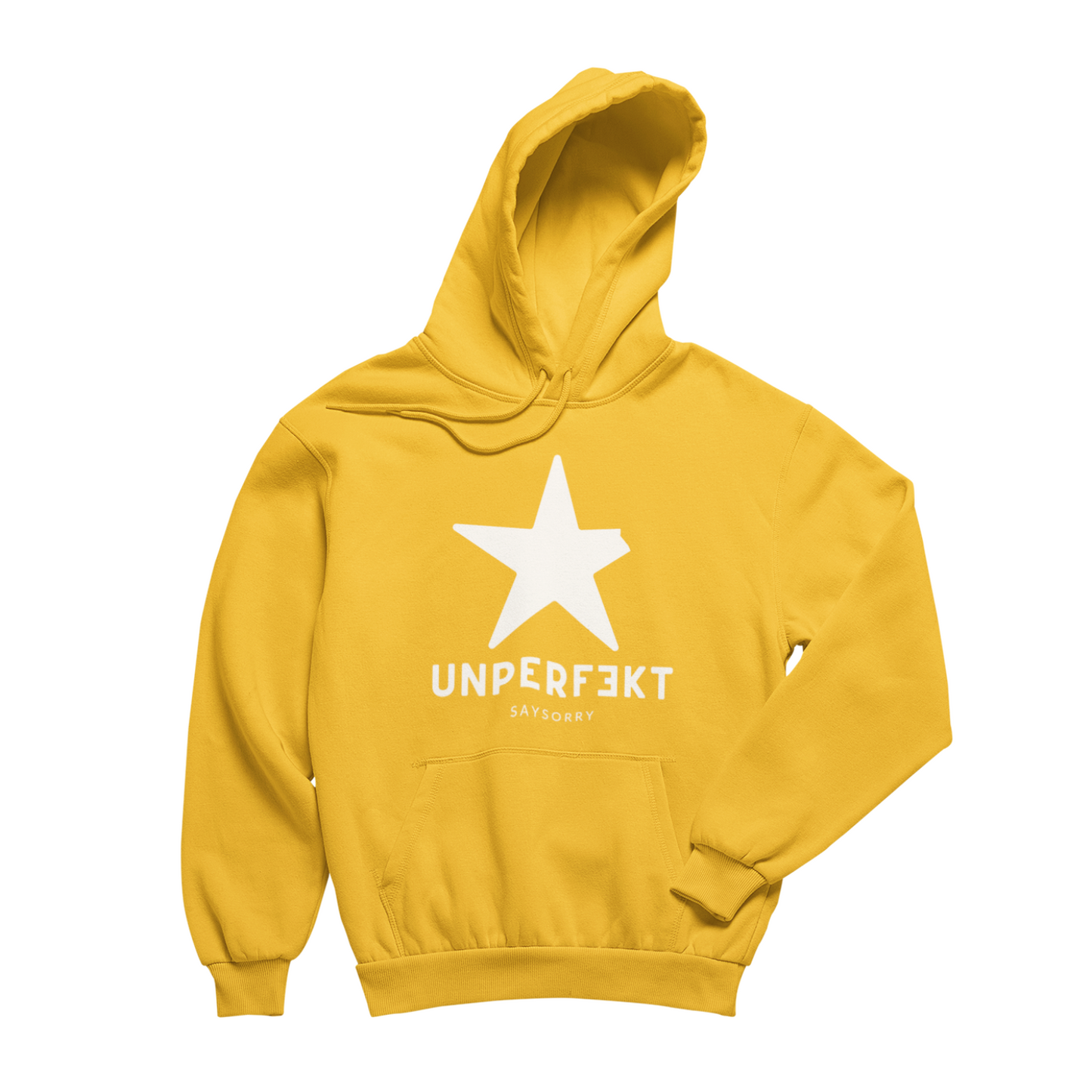 Bundle: Unisex Hoodie »unperfekt mit Stern« inkl. Tote Bag zur Wahl