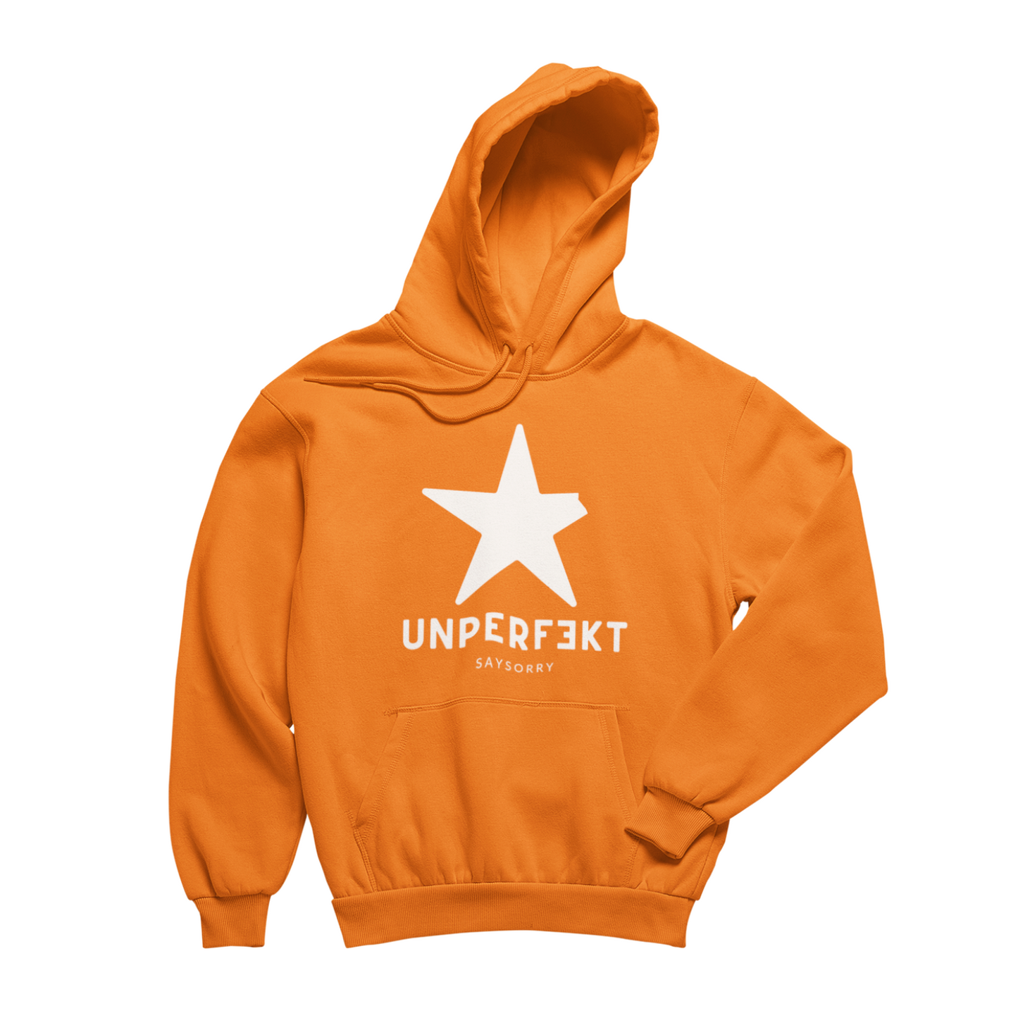 Unisex Hoodie »unperfekt mit großem Stern« inkl. Tote Bag zur Wahl