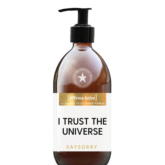 Hand & Body Lotion »I trust the universe«