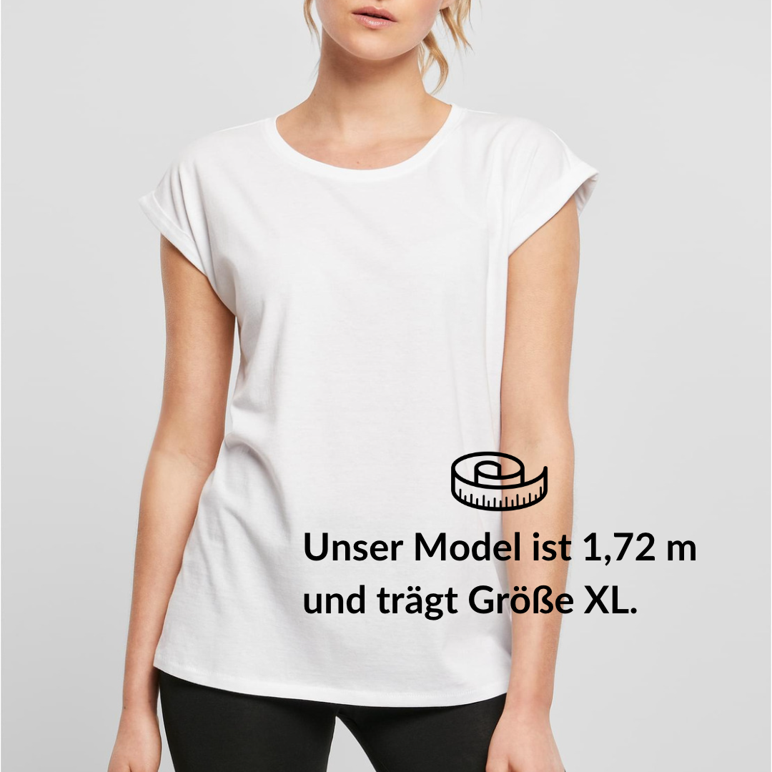 Organic Alle-Größen-Shirt weiß »Unperfekt mit Stern«