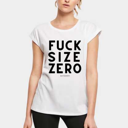 Organic Alle-Größen-Shirt »Fuck Size Zero«