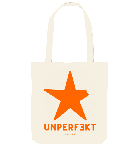 Tote Bag »Unperfekt Orange Star«