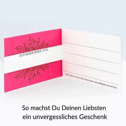 »Sooo schön, dass es Euch gibt« handgegossene Duftkerze in edler Geschenkschachtel