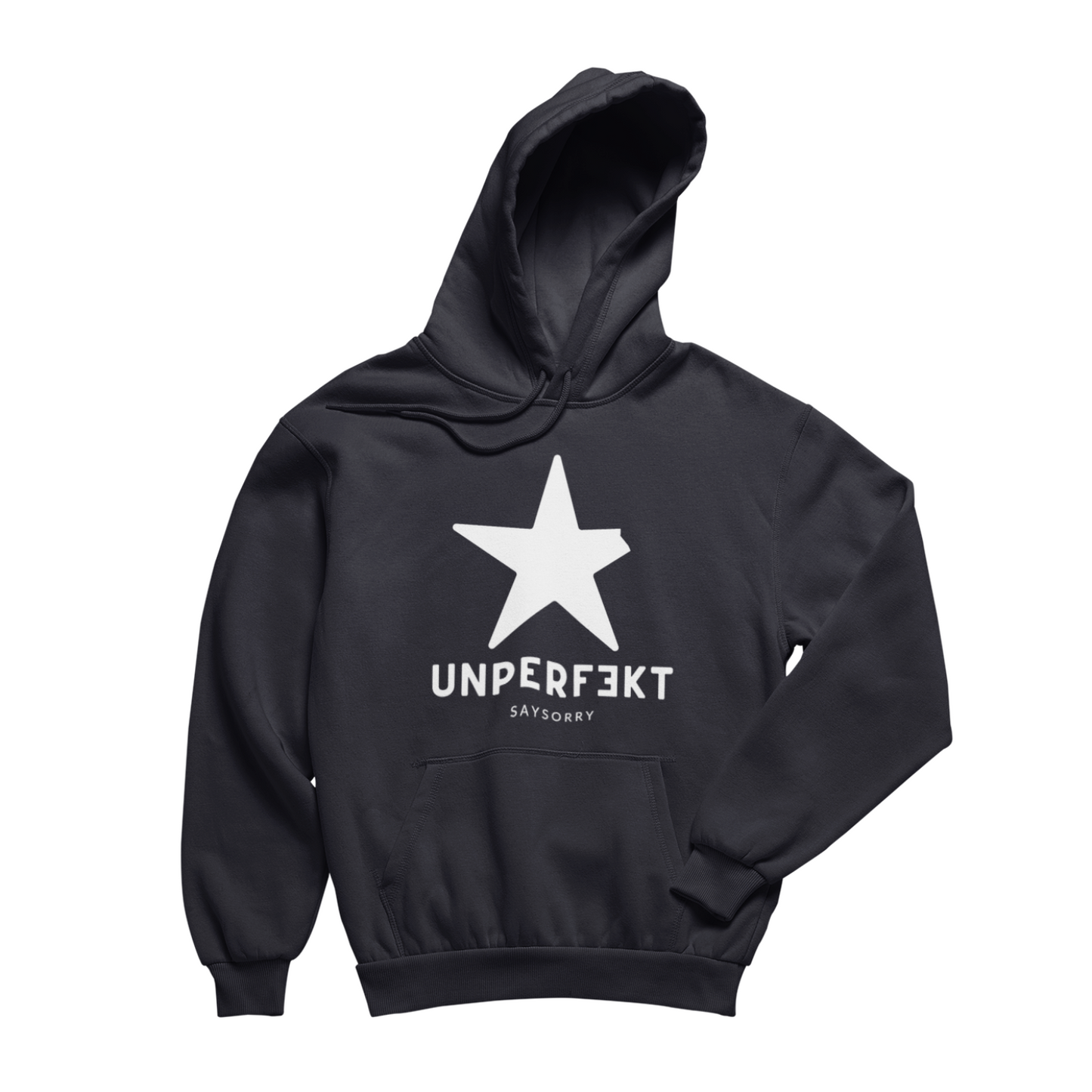 Bundle: Unisex Hoodie »unperfekt mit Stern« inkl. Tote Bag zur Wahl