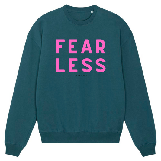 100% organic Pullover »Fearless«