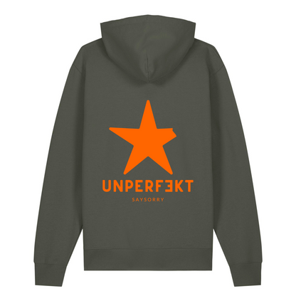 Special Edition organic unisex Hoodie »unperfekt in Neon«