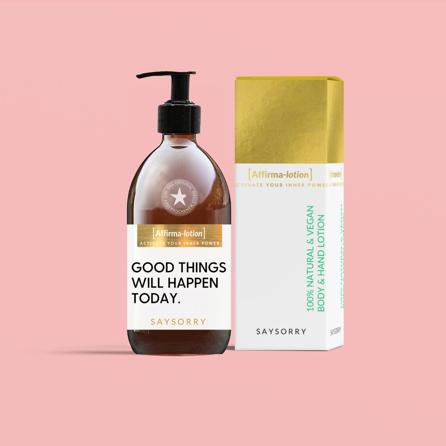 Hand & Body Lotion »Good Things will Happen Today«