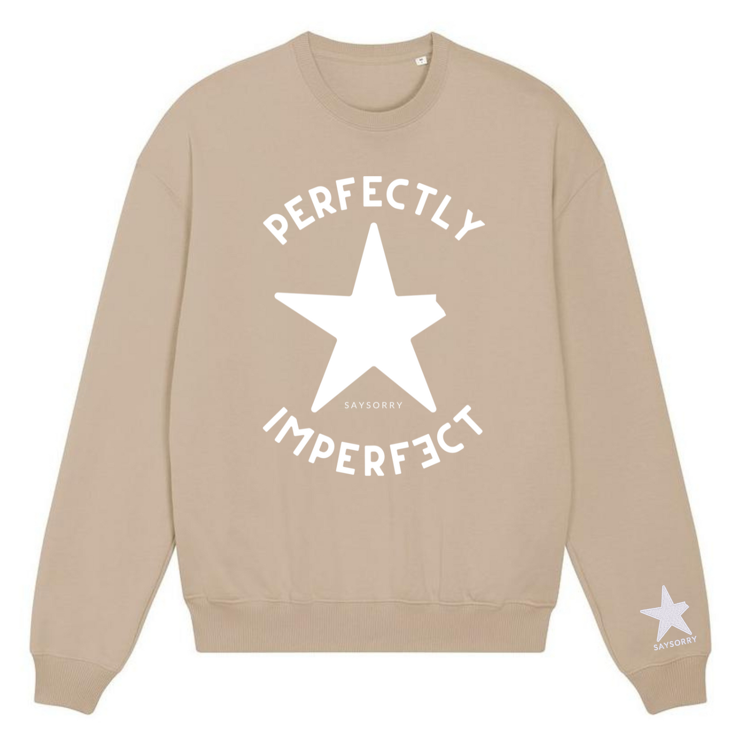 100% organic Pullover »Perfectly Imperfect«