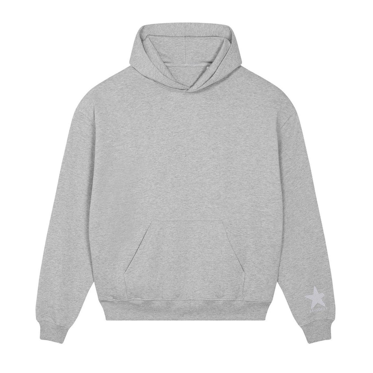 Premium Oversize Hoodie 100% Organic Unisex »UNPERFEKT im Quadrat«