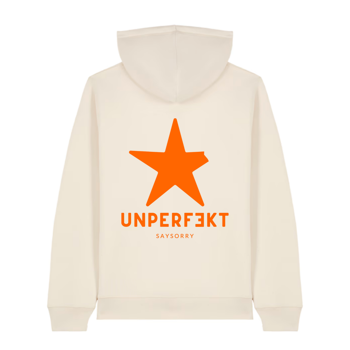 Special Edition organic unisex Hoodie »unperfekt in Neon«