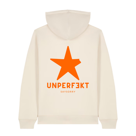 Special Edition organic unisex Hoodie »unperfekt in Neon«