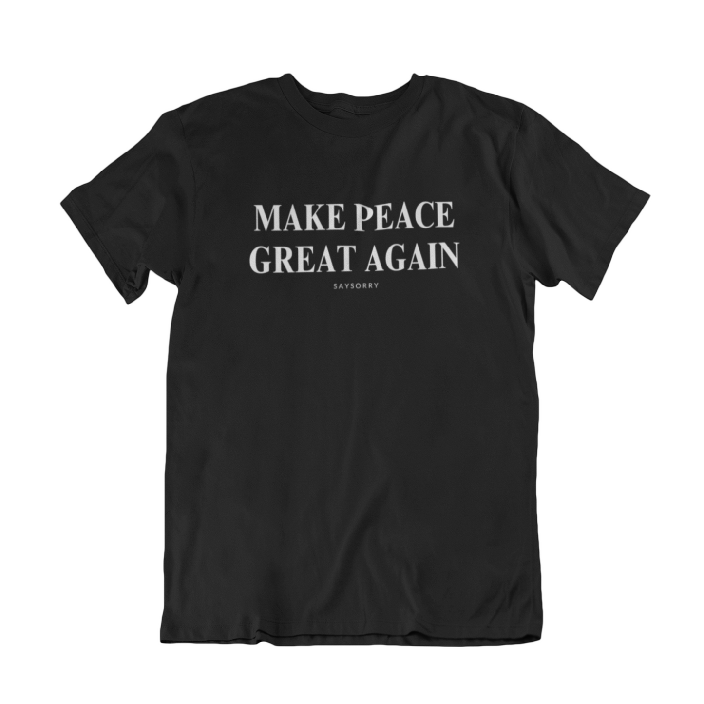 100% Organic Herren Shirt »Make Peace Great Again«