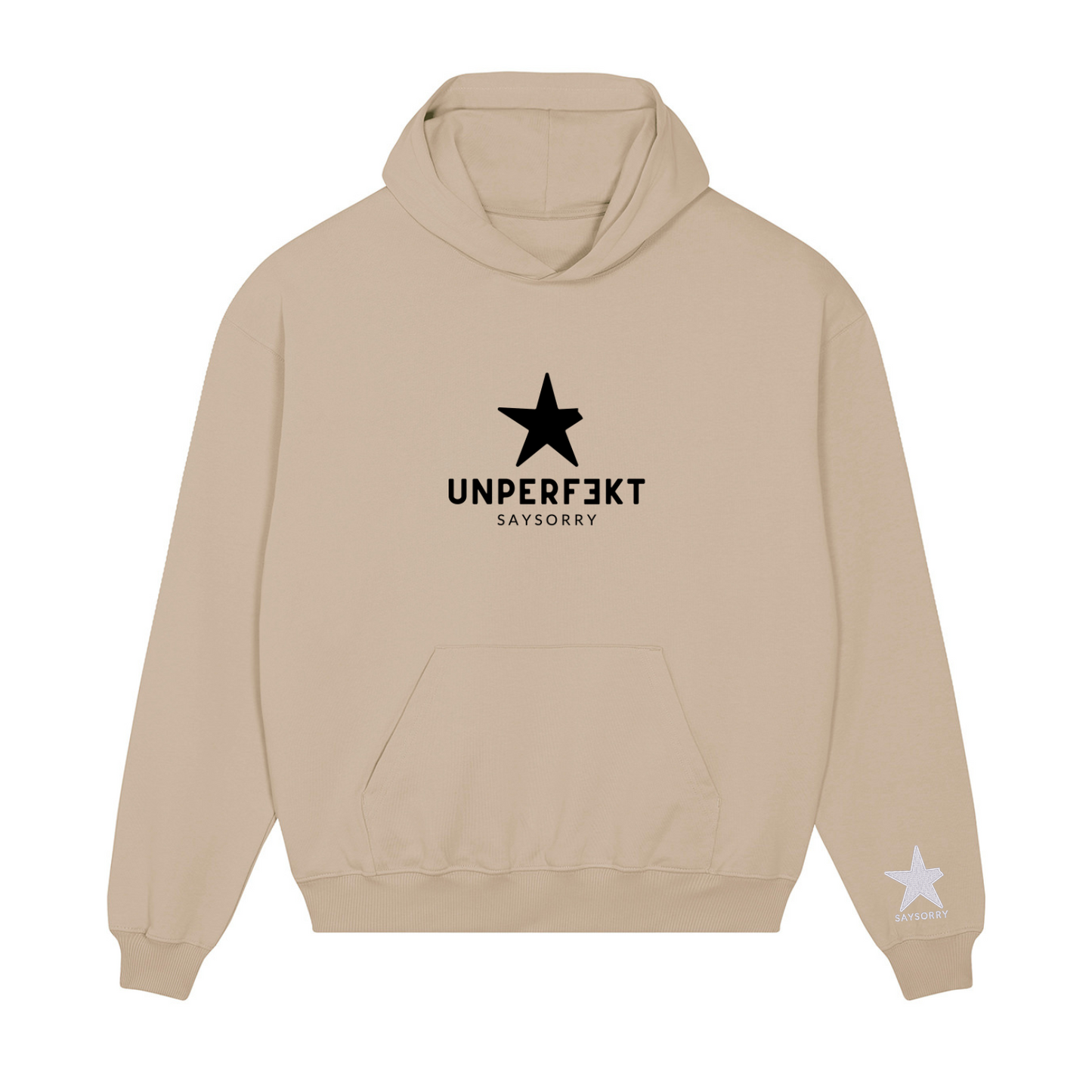 Premium Oversize Hoodie 100% Organic Unisex »Unperfekt Classic«