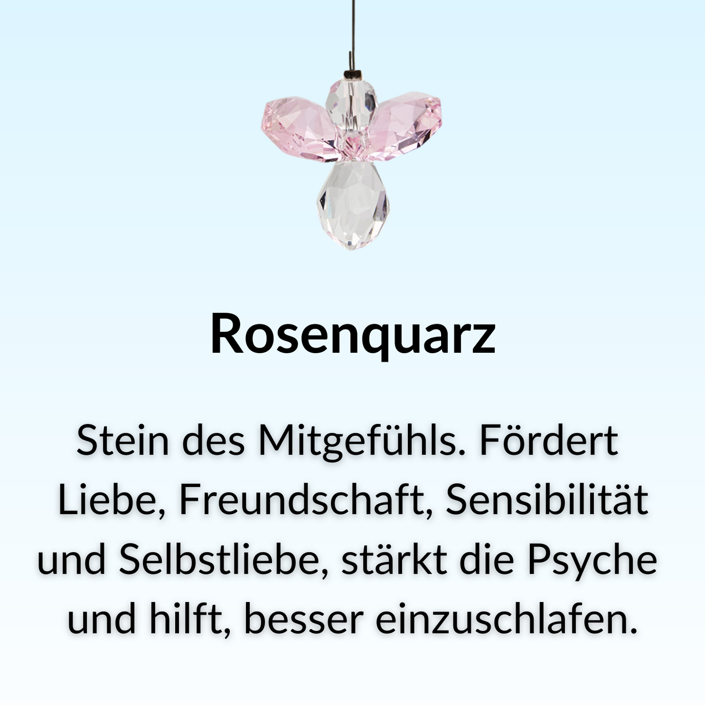 Schutzengel Nr. 6 von 10 »Rosenquarz«