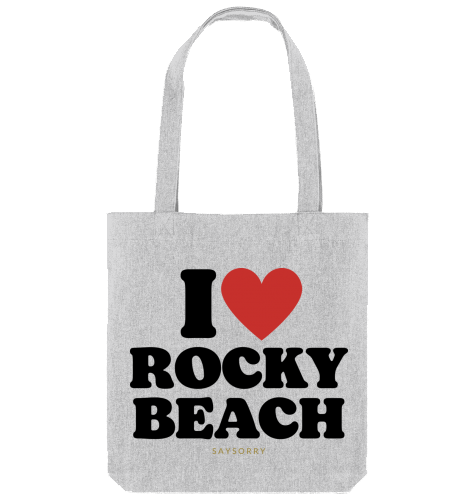 Tote Bag »I love Rocky Beach«