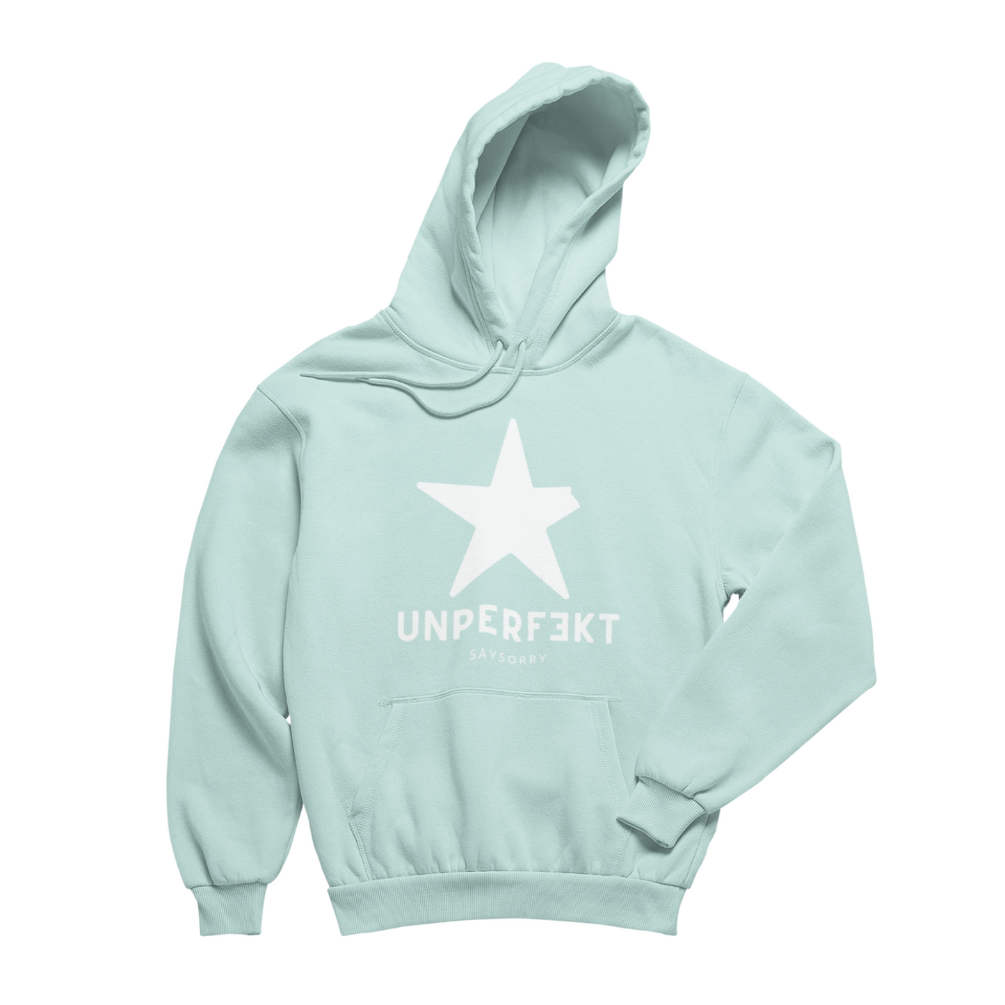 Bundle: Unisex Hoodie »unperfekt mit Stern« inkl. Tote Bag zur Wahl