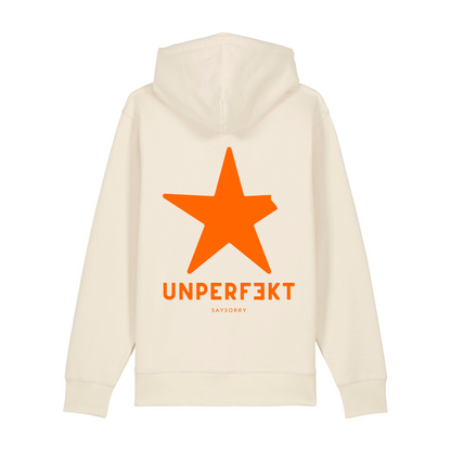 Premium Zip-Jacke: Limited Edition 100% Organic Unisex »Unperfekt Neon«