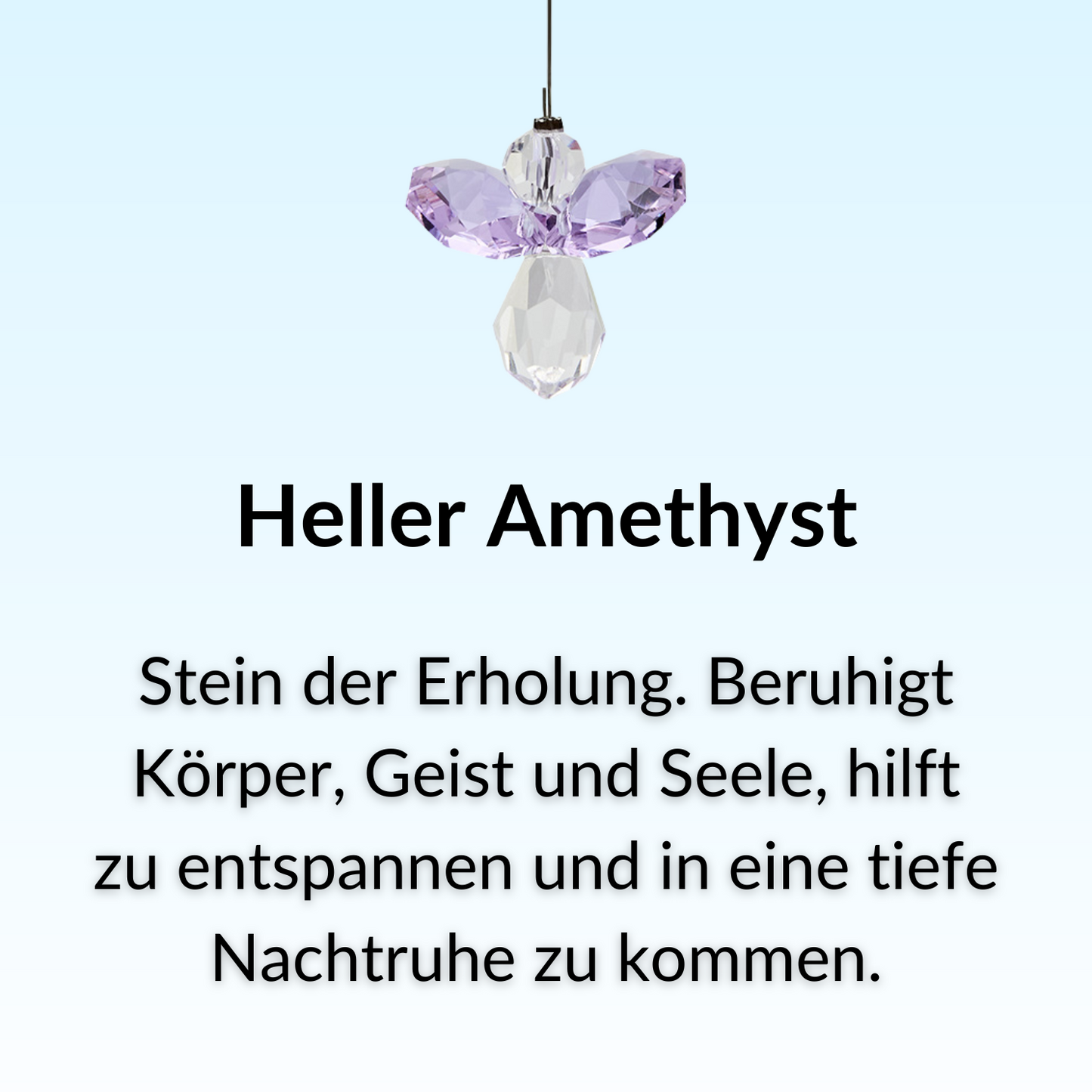 Schutzengel Nr. 7 von 10 »Heller Amethyst«