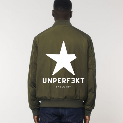 Unisex Jacke »Unperfekt mit Stern« hochwertig bestickt und bedruckt