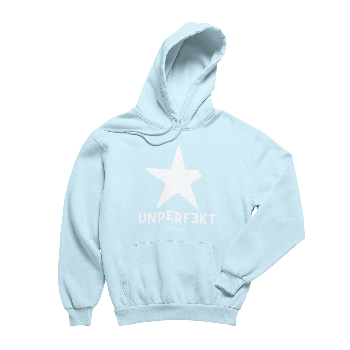 Unisex Hoodie »unperfekt mit großem Stern« inkl. Tote Bag zur Wahl