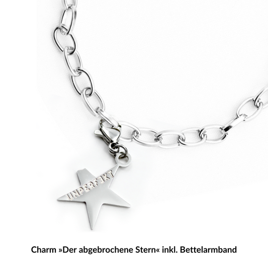 Bettelarmband mit Charm: »Der abgebrochene Stern«