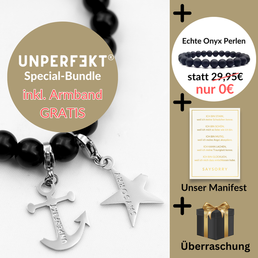 Charms Vorteils-Bundle: 2 Charms + Onyx-Armband gratis + Manifest & Extra-Geschenk