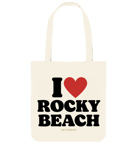 Tote Bag »I love Rocky Beach«