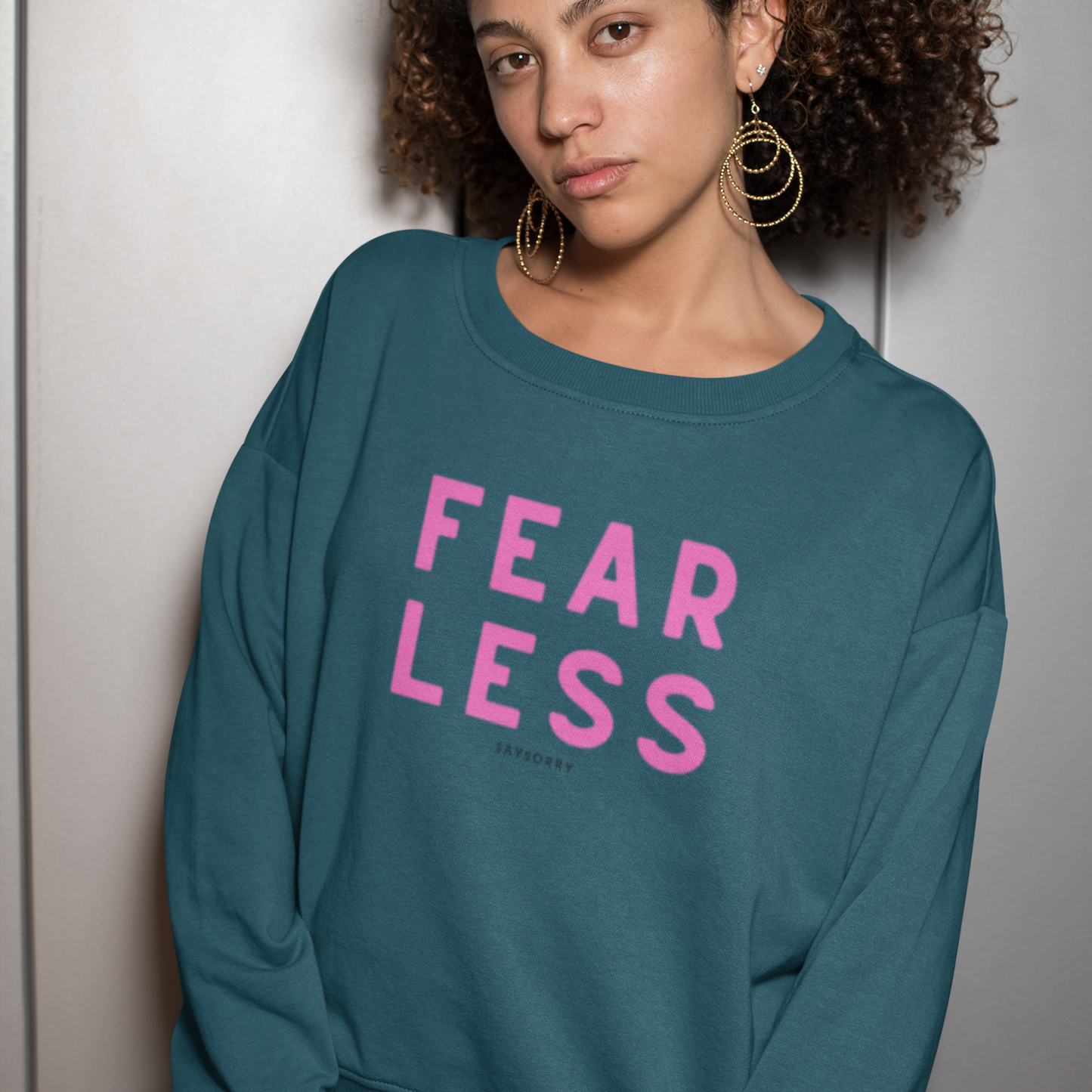 100% organic Pullover »Fearless«