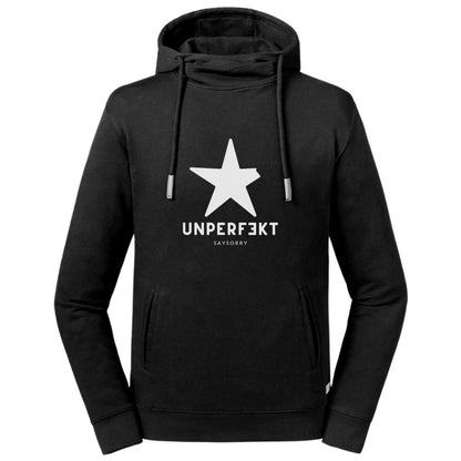 Organic Premium Hoodie »UNPERFEKT mit Stern« Shirt SAYSORRY Black XS 