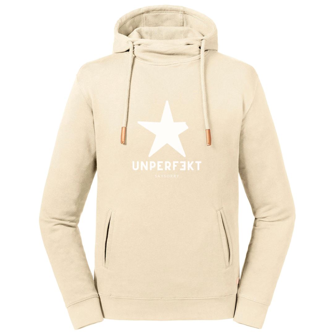 Organic Premium Hoodie »UNPERFEKT mit Stern« Shirt SAYSORRY Natural XS 